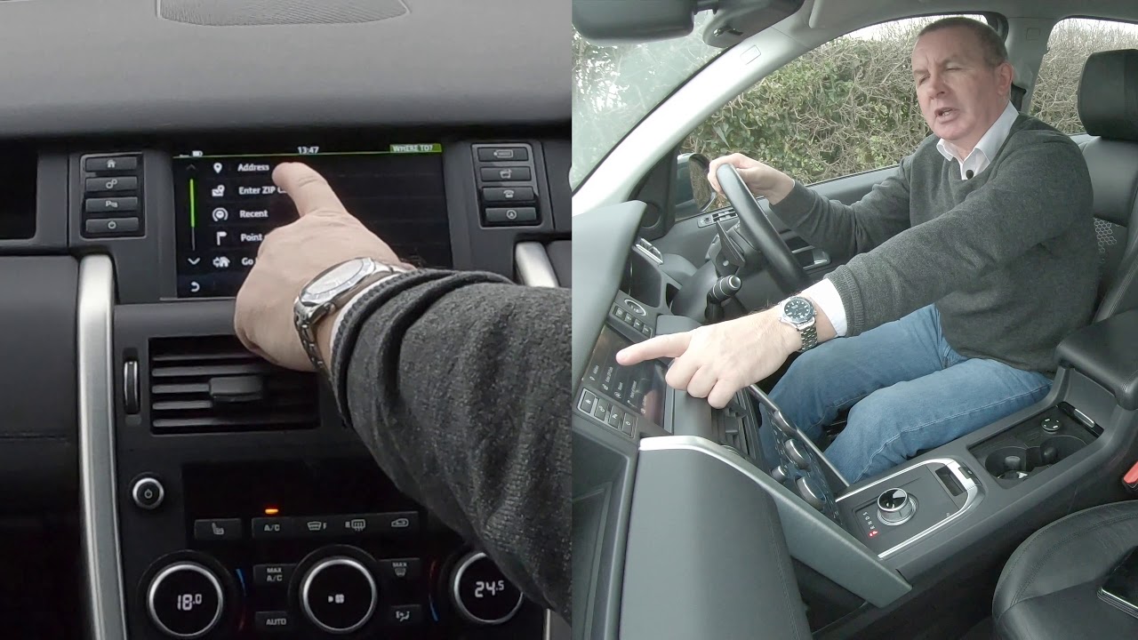 How to set the Sat Nav In A 2016 Land Rover Discovery Sport YouTube