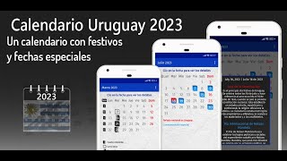 calendario Uruguay 2023 screenshot 1