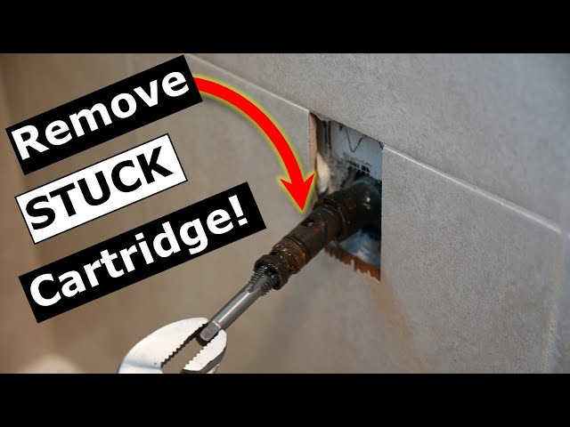 Remove A Stuck Moen Shower Cartridge