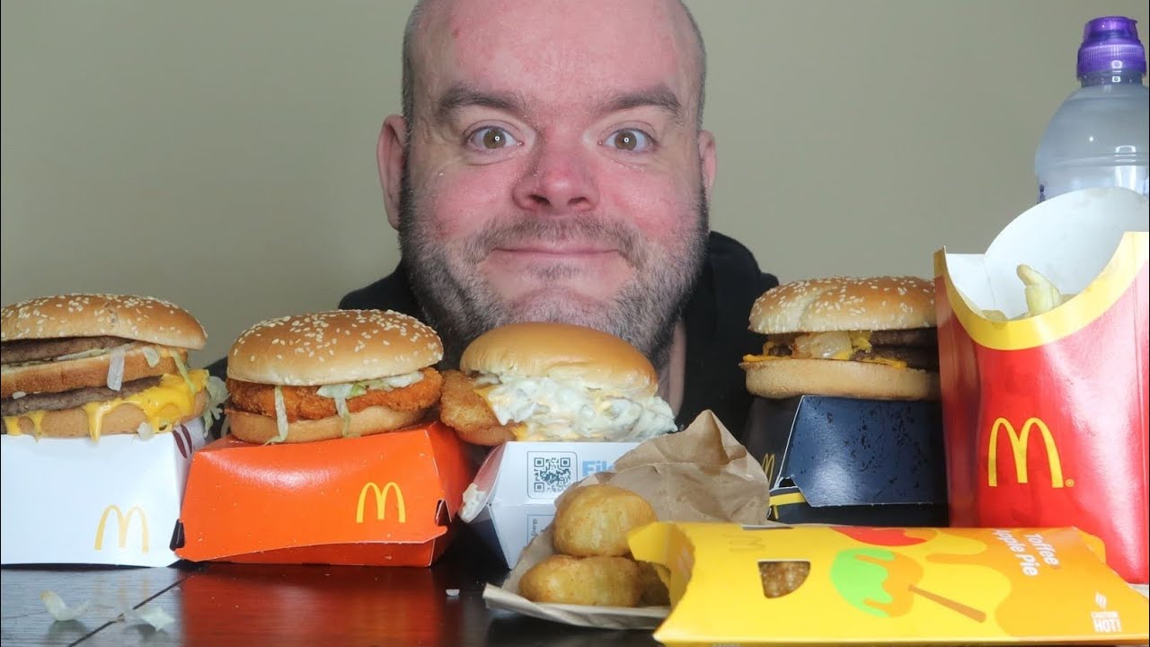 McDonalds Пробуем новую линейку британского мукбанга