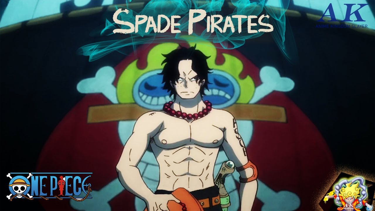 One Piece - Portgas D. Ace - Spade Pirates - Pirate Flag - One
