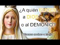 ¿A QUIÉN ELIGES, A DIOS O AL DEMONIO? - Buenas noches a María