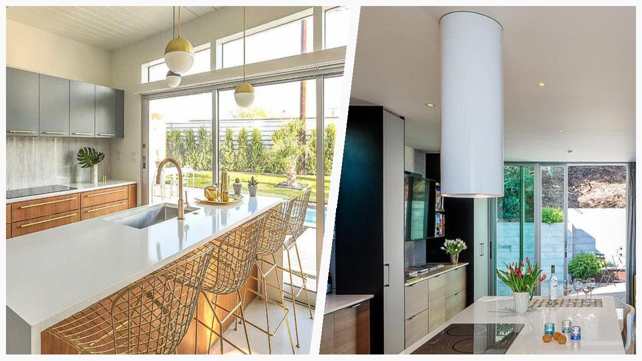 75 Mid-century Modern Galley Kitchen Design Ideas You'll Love 🟡