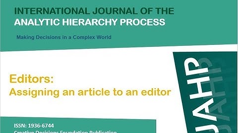 Editor: Assign paper to editor (OJS 3)