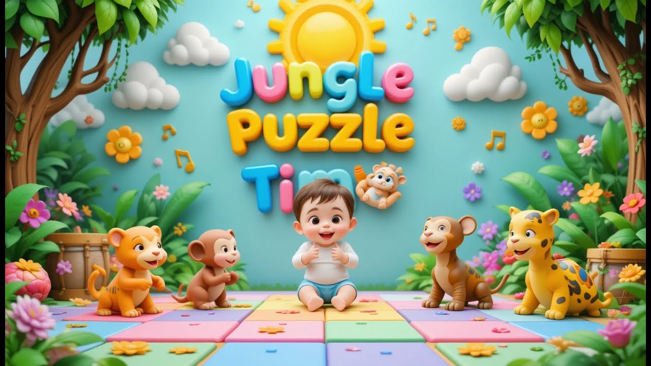 Solve Puzzle | Fun & Puzzle Song for Kids | Problem-Solving & Critical Thinking Skills 🧩🧠🎶