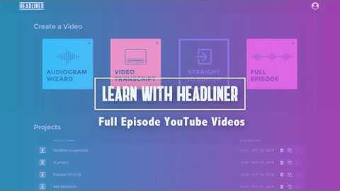 Create a Full Episode Audiogram || Headliner Tutorial