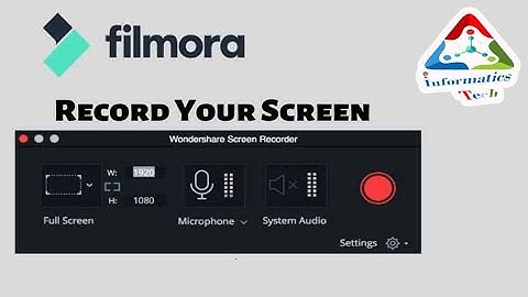 How To Use Filmora Screen Recorder On PC | Filmora se Laptop Screen Recording kase kren(Urdu/Hindi)