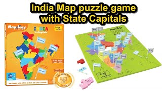 India Map puzzle game with state Capitals screenshot 5