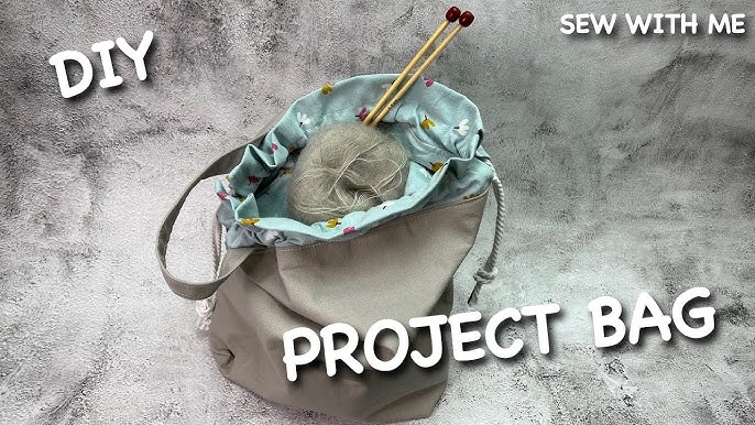 Sew a Project Bag with Drawstring and Handles — Sum of their