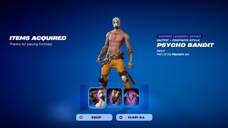 Fortnite Buying The Borderlands Psycho Bandit Bundle