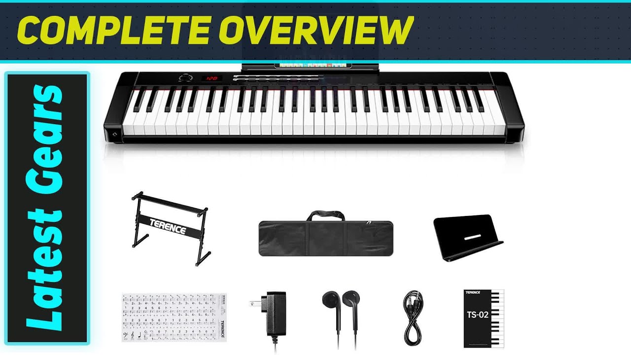 TERENCE TS-02 61鍵電子キーボード Amazon | TERENCE 電子ピアノ 61鍵タッチレスポンス鍵盤 2025年改良