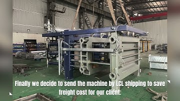 How we loading big machine?  EPP Moulding Machine PPK1018