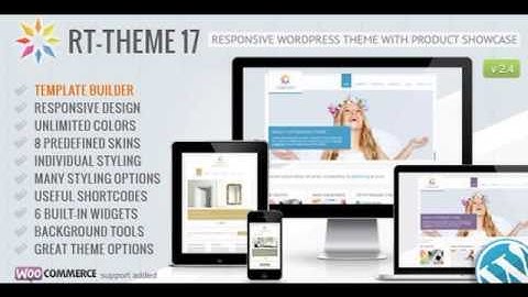 Preview RT-Theme 17 Responsive WordPress Theme Corporate