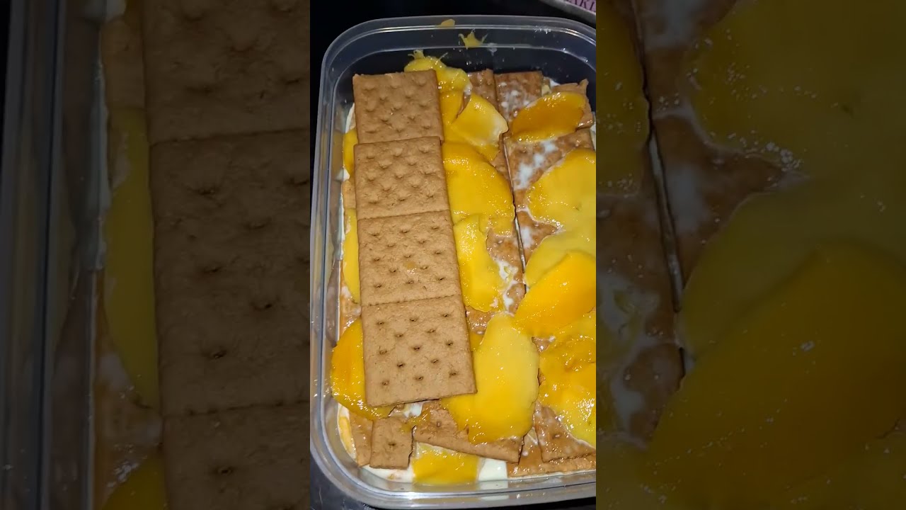 When Making Mango Graham Cake! 