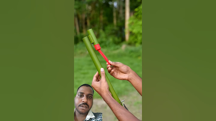 DIY Bamboo Creations With Colour Balloone Slingshot #slingshot #bamboo #diy #shorts #balloon