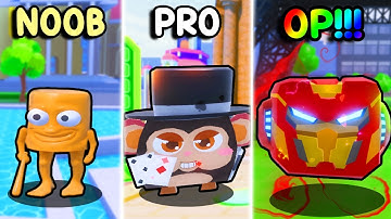 Starting Over as NOOB with OP IRONMAN PET in Roblox Climb and Jump Tower...