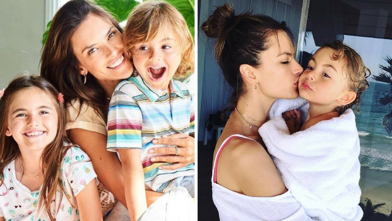 Alessandra Ambrosio's Daughter & Son - 2017 | {Anja Louise | Noah Phoenix}