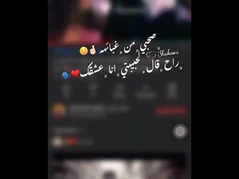 مهرجان صحبي من غباؤه راح قال لحبيبتي انا عشقك حالات واتس 