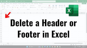 Hoe verwijder ik een kop- of voettekst in Microsoft Excel?
