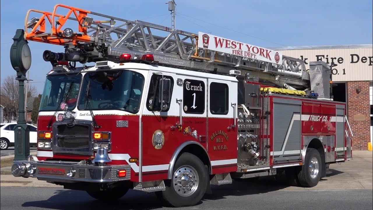 West York Fire Department Truck 11 Responding 2/16/22 YouTube