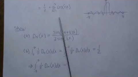 Fourier Series: The Dirichlet Kernel (F6)