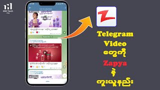 Telegram က download လုပ်ထားတဲ့ video တွေကို Zapya နှင့် ကူးနည်း