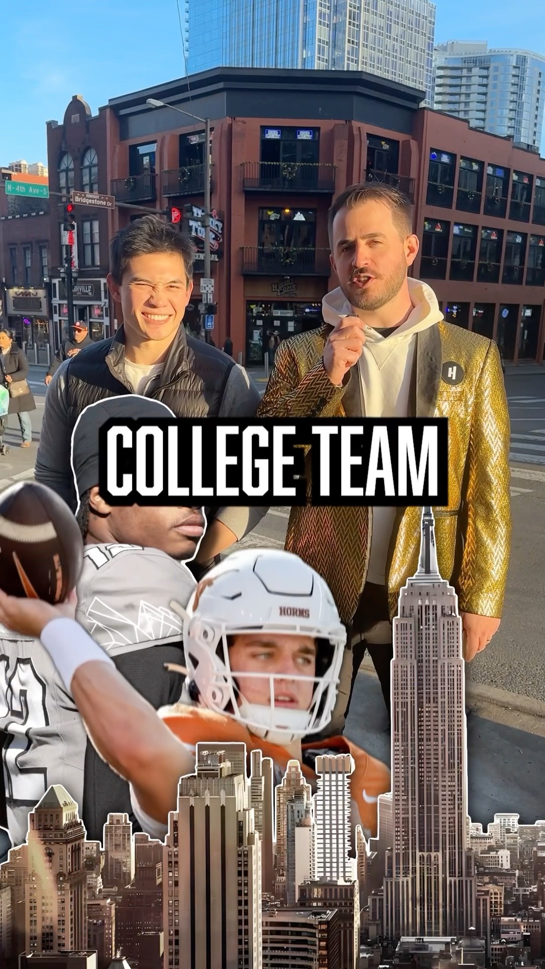 This guy knows his college cities ??