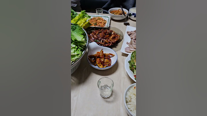 사위를 향한 장모의 진심 밥상👏(저는 아들입니다 ㅋㅋ)
