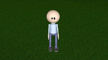 Simple Character Animation 3ds max
