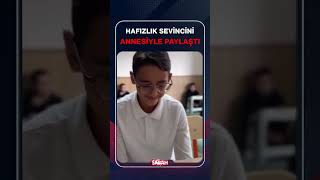 Hafizlik Sevi̇nci̇ni̇ Annesi̇yle Paylaşti