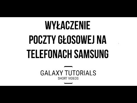 Wideo: Jak wyłączyć wizualną pocztę głosową na moim Samsung Galaxy?