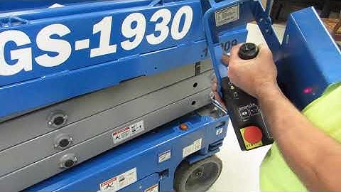 Genie GS-1930 Operation Demonstration