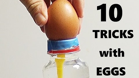 10 AMAZING TRICKS WITH EGGS!