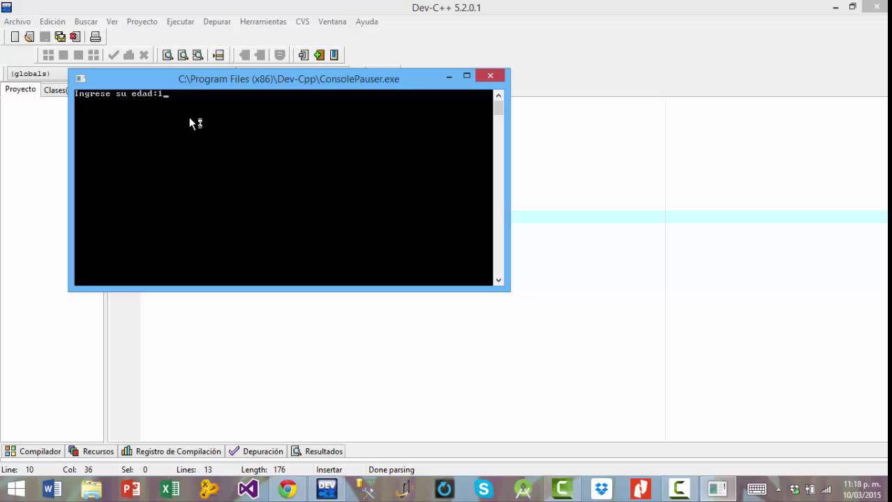 3 Tutorial de Programacion en DEV C++ ESTRUCTURA IF - YouTube
