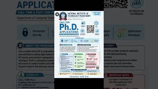 NIT Puducherry PhD Admission 2026 | CSE Department | Full-Time & Part-Time Research