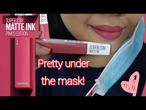 Maybelline New York Super Stay Matte Ink 15 Lover Review + Swatch + Try On | Tracey Studio. 