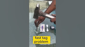 FAST TAG kaisa lgaya jata h 😱#fasttag#carproblems#windshieldreplacement ￼