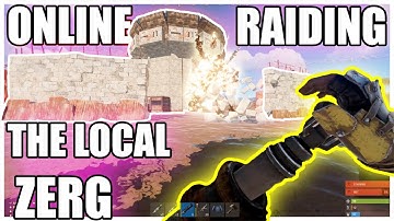 Online RAIDING the LOCAL ZERG | Vanilla Rust