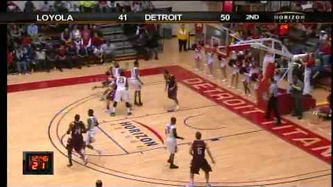 MBB highlights vs. Loyola- 2-28-12