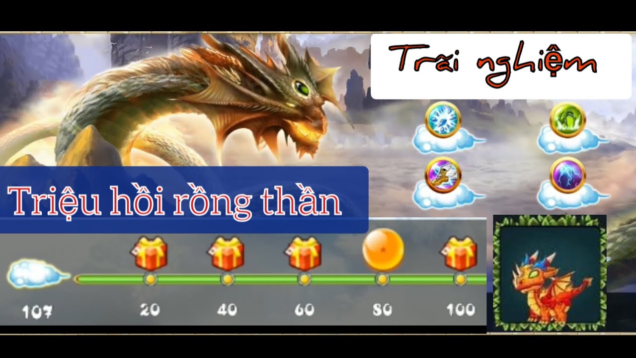 Đảo rồng mobile || Trãi nghiệm triệu hồi rồng thần. Lần đầu triệu hồi ...