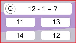 20 Subtraction Quiz Exercises for Kids: Numbers Up to 20