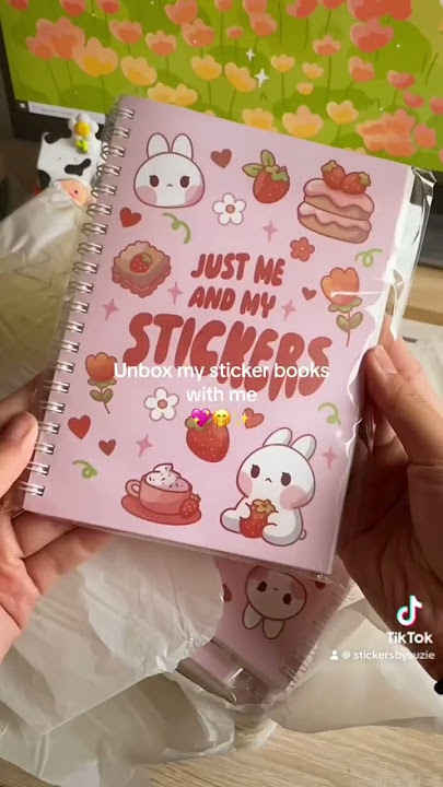 Stickers book available Nov 10th 🫶 #sticker #stickerbook #stationery #kawaii #unboxingvideo