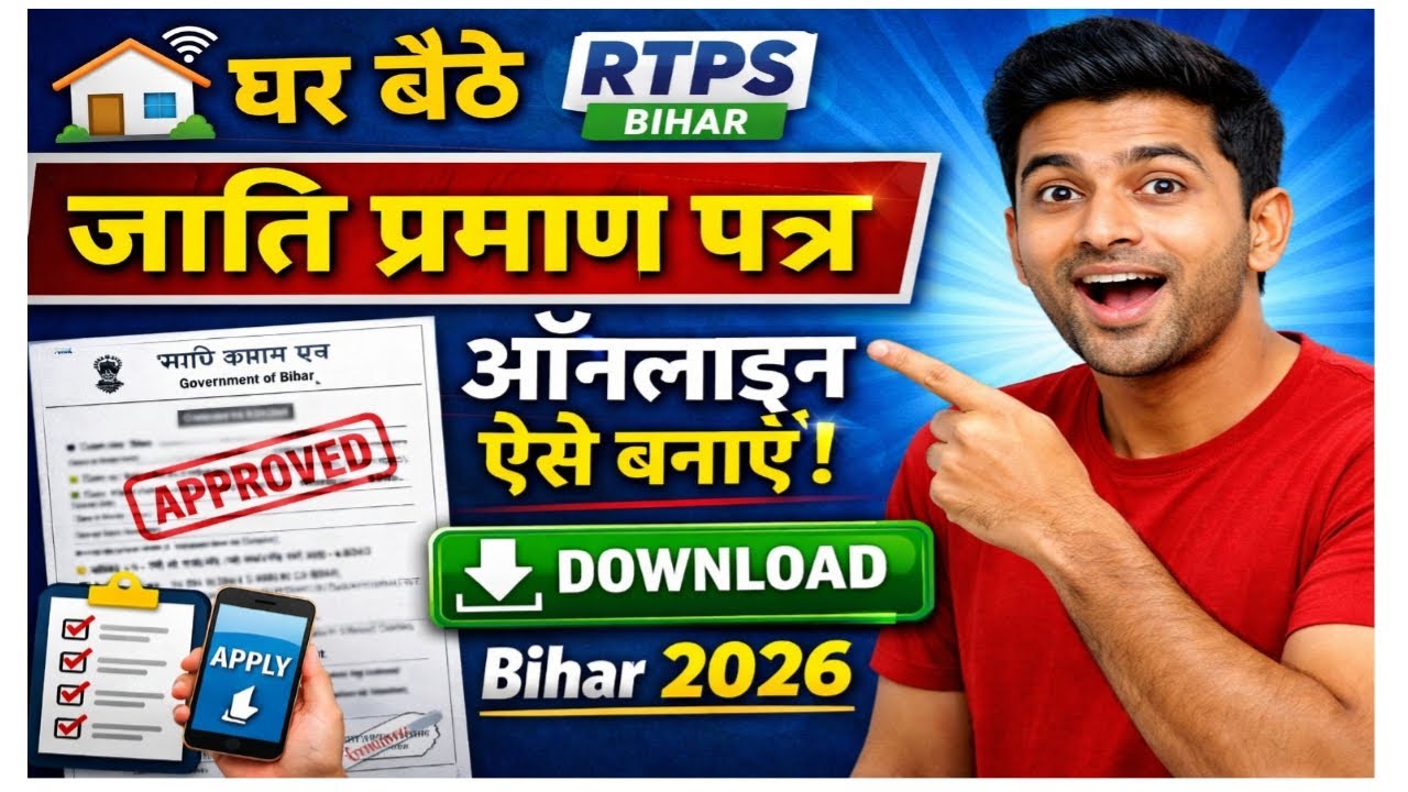 जाति प्रमाण पत्र कैसे बनाएं 2026 | Caste Certificate Online Apply Process Step by Step