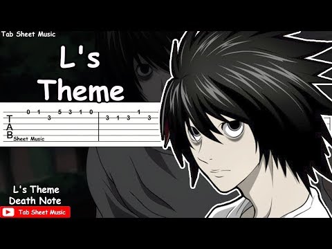 Death Note OST - L's Theme Guitar Tutorial