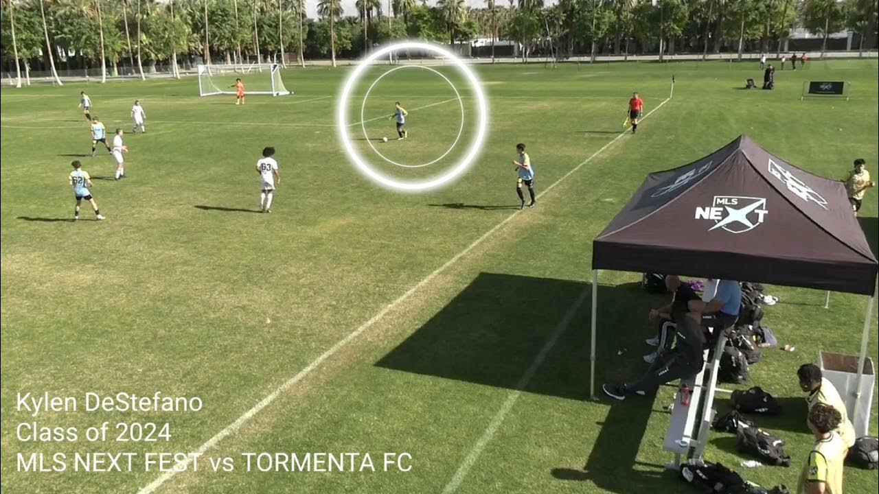 Kylen DeStefano Class of 2024 MLS NEXT FEST vs TORMENTA FC YouTube