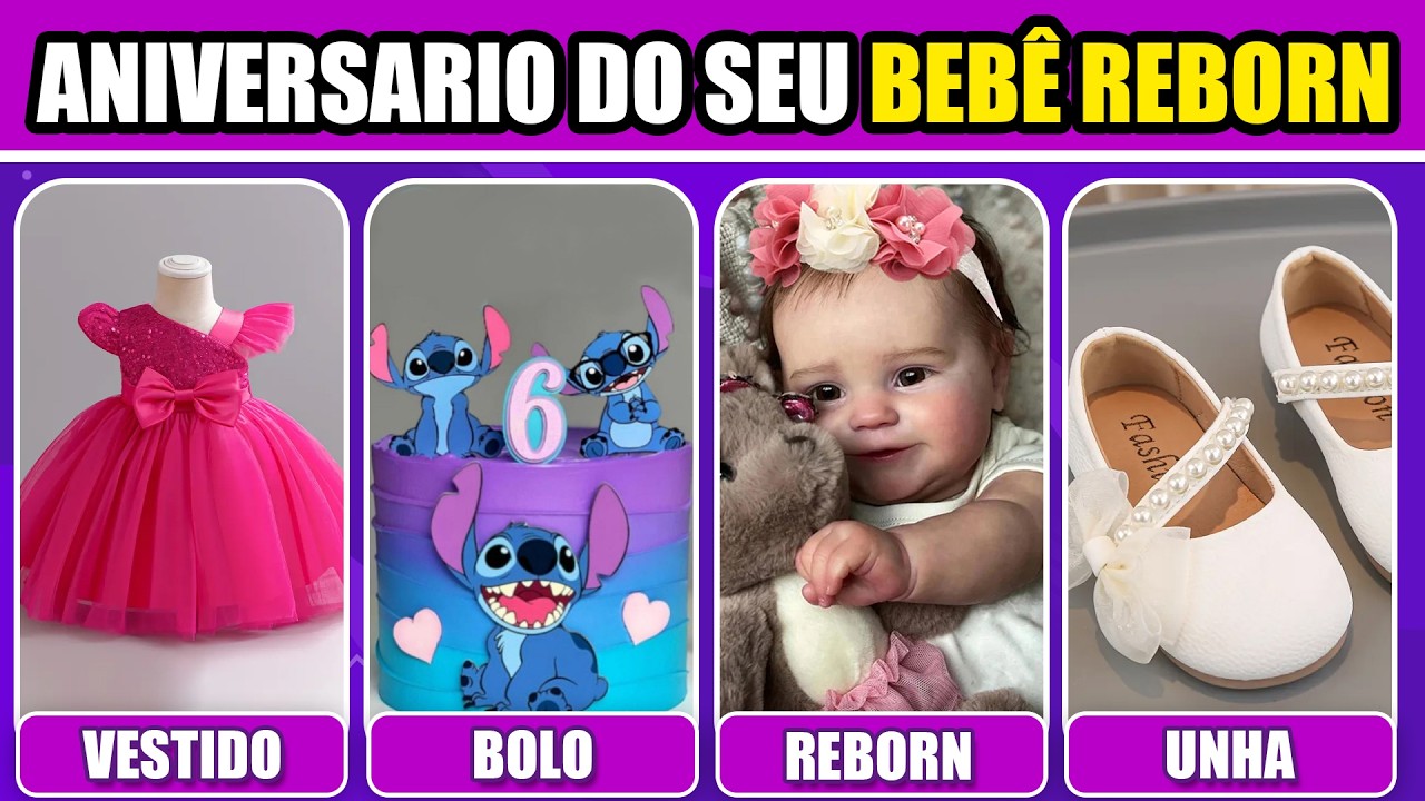 Monte a Festa PERFEITA da Sua Bebê Reborn! 🎂💖 Vai Conseguir?