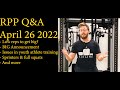 Risling Podium Performance Q&amp;A April 26 2022: SOMETHING BIG, Industry issues, youth athletes &amp; more