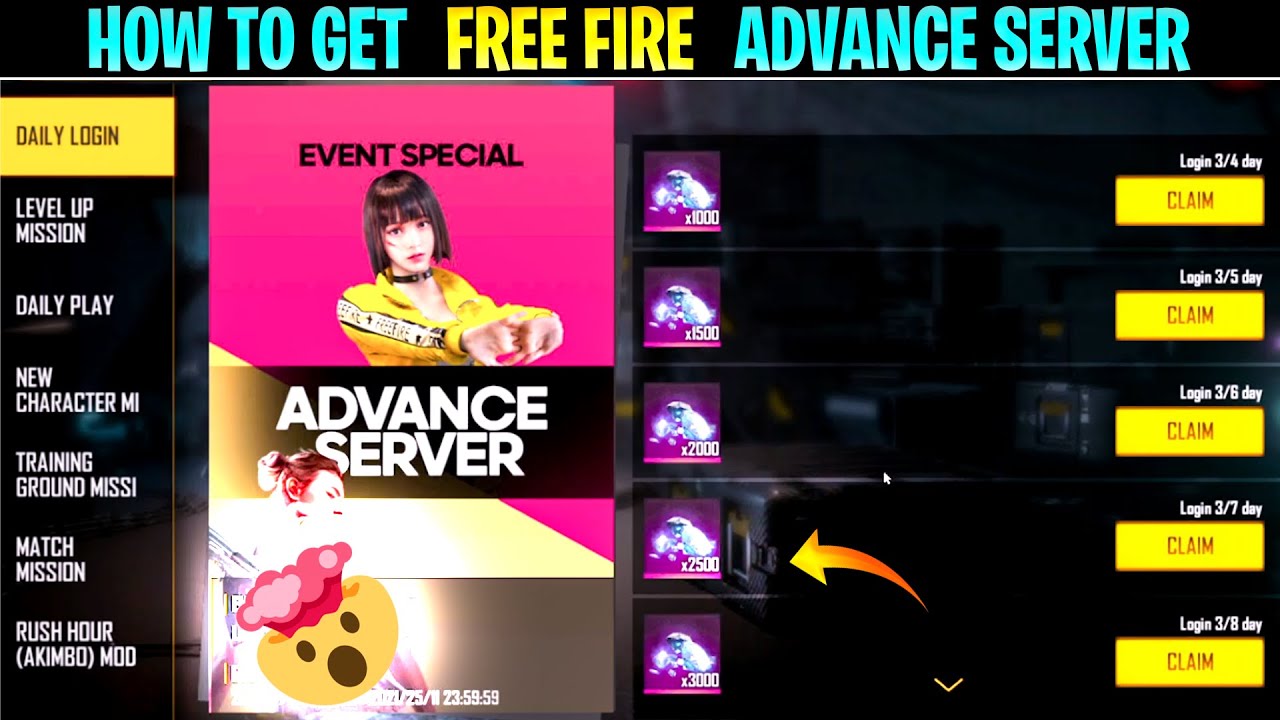 Free Fire Advance Server Download Link