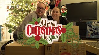 Unboxing our Christmas gifts from you!
