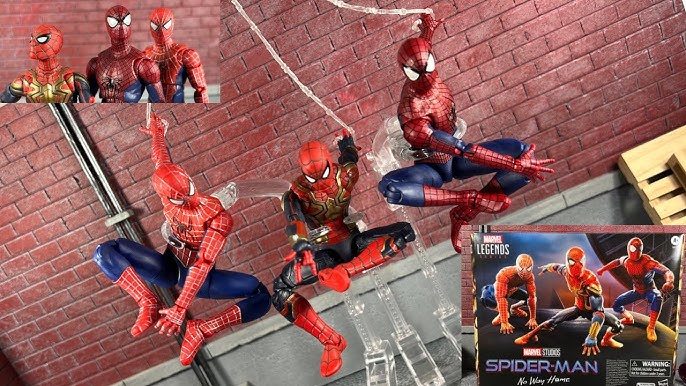 Marvel Legends Series Spider-Man 60th Anniversary Marvelâ€™s Silk and  Doctor Octopus 2-Pack 6-inch Action Figures, 9 Accessories (  Exclusive)